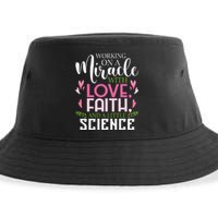 Working On A Miracle Embryo Transfer Ivf Support Pregnancy Sustainable Bucket Hat