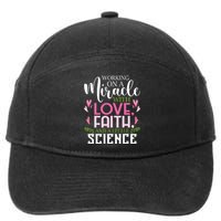 Working On A Miracle Embryo Transfer Ivf Support Pregnancy 7-Panel Snapback Hat