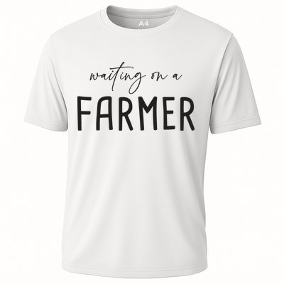 Waiting On A Farmer Funny Farmer Wife Performance Shirt