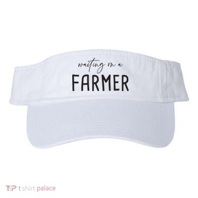 Waiting On A Farmer Funny Farmer Wife Visor