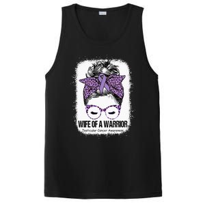 Wife of a Warrior Purple Ribbon Testicular Cancer Awareness PosiCharge Competitor Tank