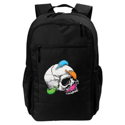Worms On A String On A Skull Daily Commute Backpack