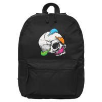 Worms On A String On A Skull 16 in Basic Backpack