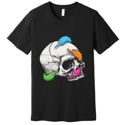 Worms On A String On A Skull Premium T-Shirt