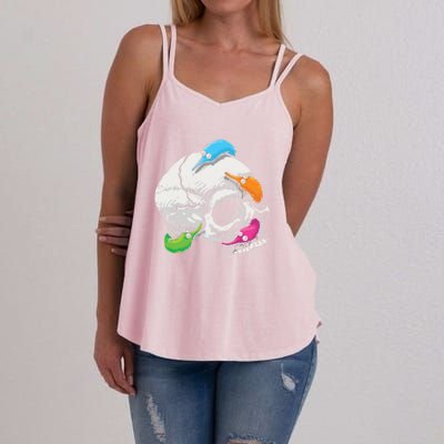 Worms On A String On A Skull Women's Strappy Tank