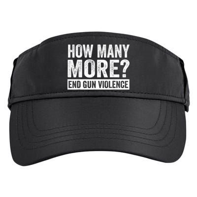 Wear Orange Anti Gun How Many More? End Gun Violence Adult Drive Performance Visor