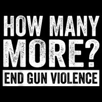 Wear Orange Anti Gun How Many More? End Gun Violence Drawstring Bag