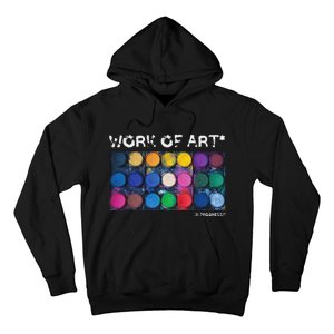 Work Of Art In Progress Perfect Artist Gift Hoodie