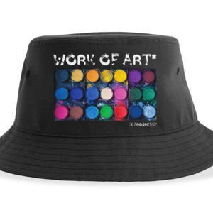 Work Of Art In Progress Perfect Artist Gift Sustainable Bucket Hat