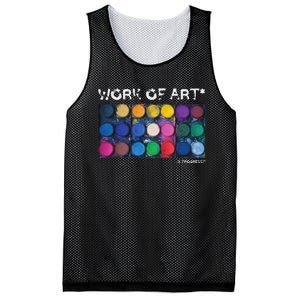 Work Of Art In Progress Perfect Artist Gift Mesh Reversible Basketball Jersey Tank