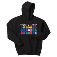 Work Of Art In Progress Perfect Artist Gift Kids Hoodie