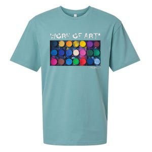 Work Of Art In Progress Perfect Artist Gift Sueded Cloud Jersey T-Shirt