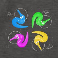 Worms On A String In The Space Vector Backpack