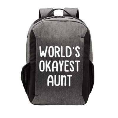 WorldS Okayest Aunt Vector Backpack