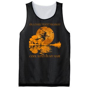 Witch On A Dark Desert Highway Cool Wind In My Hair Mesh Reversible Basketball Jersey Tank