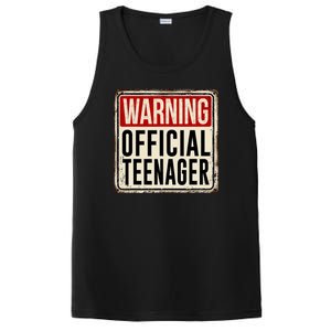 Warning Officially A Teenager PosiCharge Competitor Tank