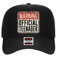 Warning Officially A Teenager Trucker Hat