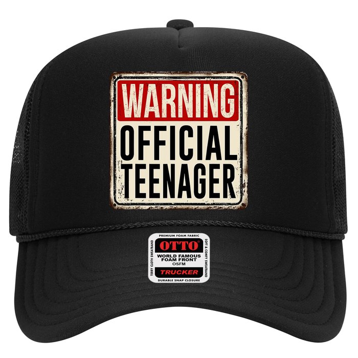 Warning Officially A Teenager Trucker Hat