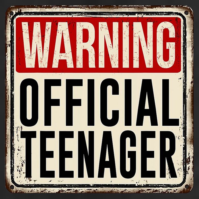 Warning Officially A Teenager Trucker Hat