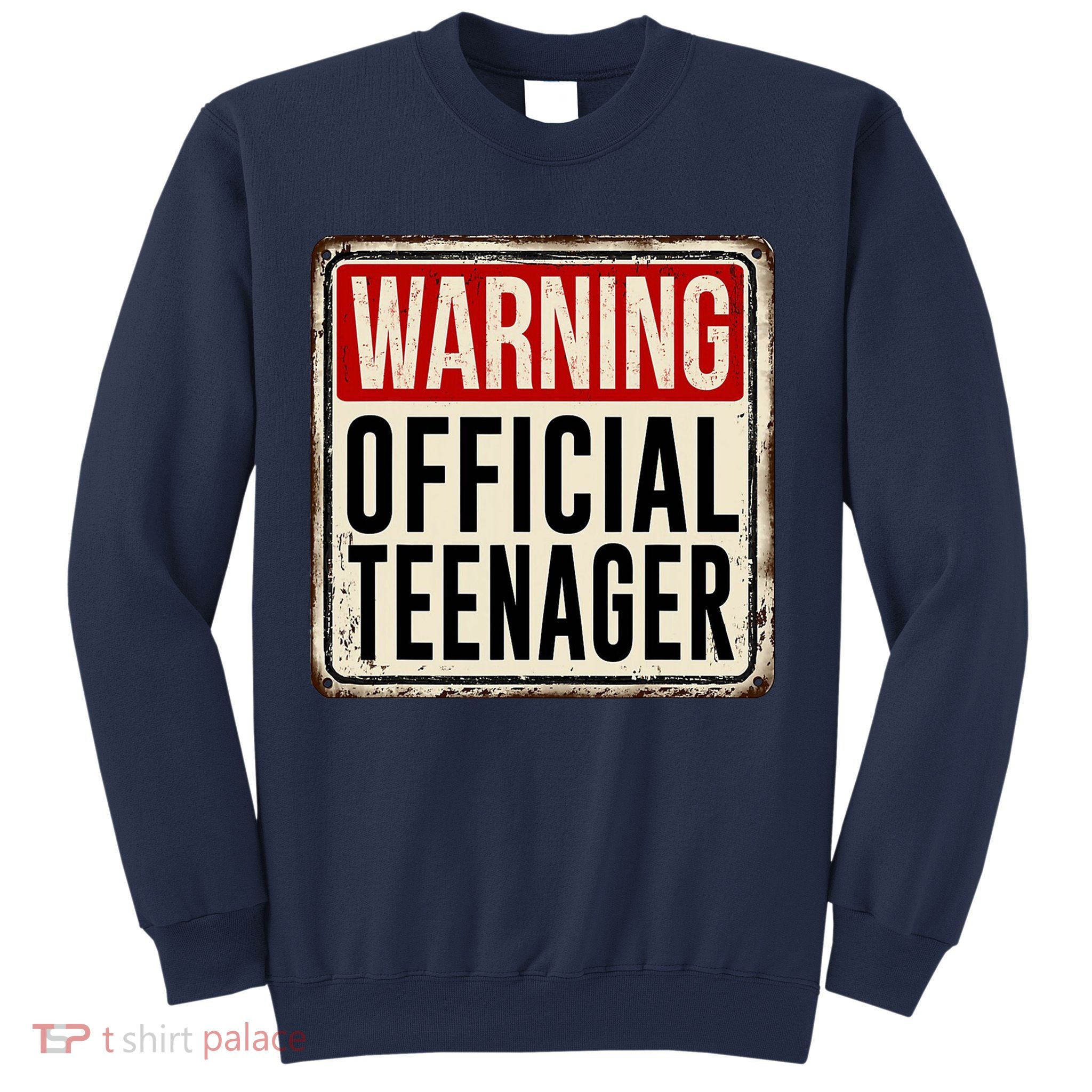 Warning Officially A Teenager Sweatshirt