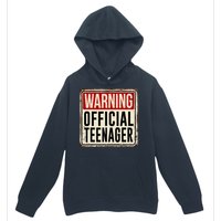 Warning Officially A Teenager Urban Pullover Hoodie