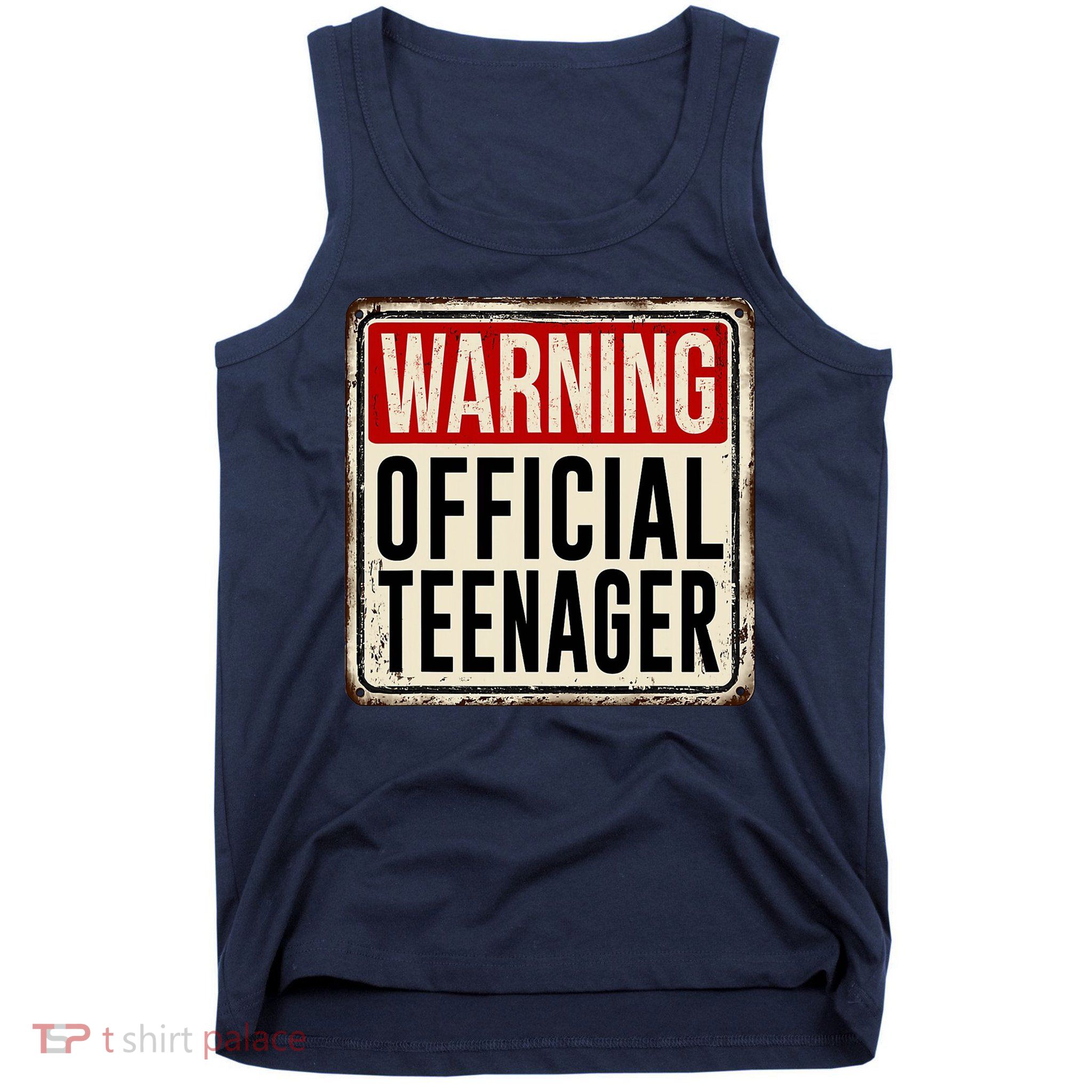 Warning Officially A Teenager Tank Top