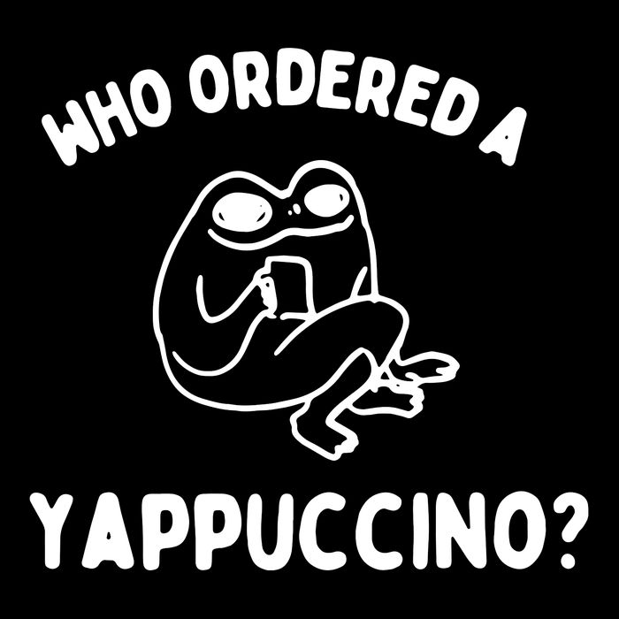 Who Ordered A Yappacino Drawstring Bag