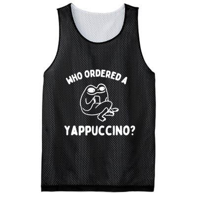 Who Ordered A Yappacino Mesh Reversible Basketball Jersey Tank