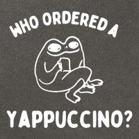 Who Ordered A Yappacino Cotton Canvas Backpack