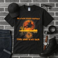 Witch On A Dark Desert Highway Tshirt Womens In Witch Tshirt Tall T-Shirt