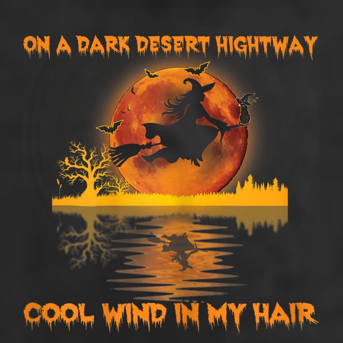 Witch On A Dark Desert Highway Tshirt Womens In Witch Tshirt Beanie