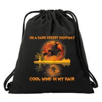 Witch On A Dark Desert Highway Tshirt Womens In Witch Tshirt Drawstring Bag