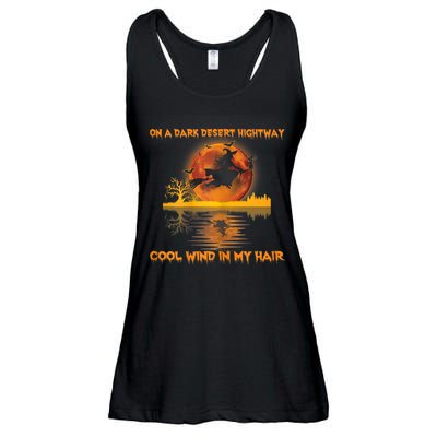 Witch On A Dark Desert Highway Tshirt Womens In Witch Tshirt Ladies Essential Flowy Tank