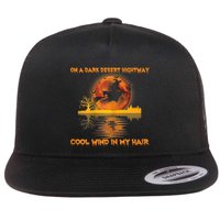 Witch On A Dark Desert Highway Tshirt Womens In Witch Tshirt Flatbill Hat