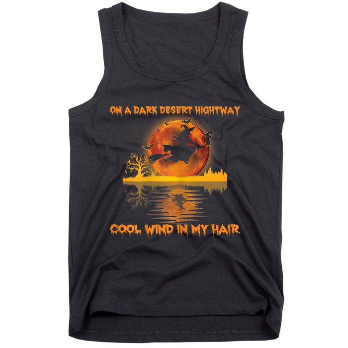 Witch On A Dark Desert Highway Tshirt Womens In Witch Tshirt Tank Top