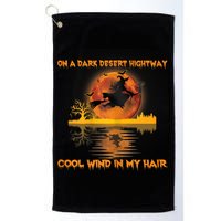 Witch On A Dark Desert Highway Tshirt Womens In Witch Tshirt Golf Towel