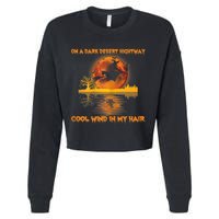 Witch On A Dark Desert Highway Tshirt Womens In Witch Tshirt Cropped Pullover Crew