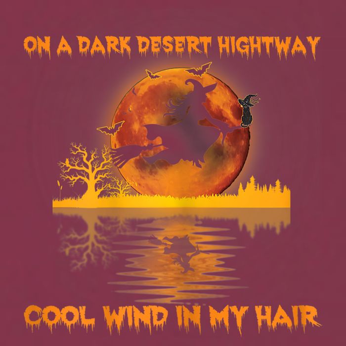 Witch On A Dark Desert Highway Tshirt Womens In Witch Tshirt 16oz Travel Tumbler