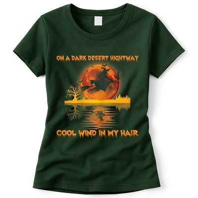 Witch On A Dark Desert Highway Tshirt Womens In Witch Tshirt Womens T-Shirt