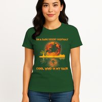 Witch On A Dark Desert Highway Tshirt Womens In Witch Tshirt Womens T-Shirt