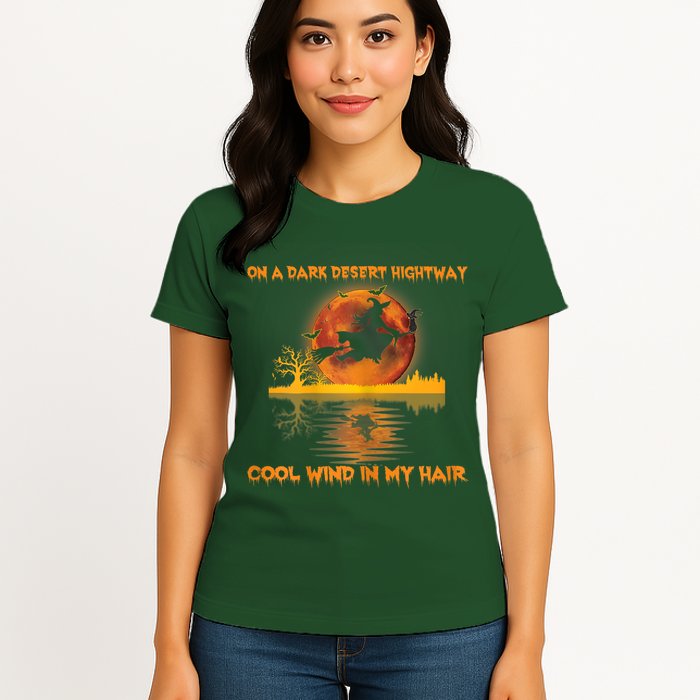 Witch On A Dark Desert Highway Tshirt Womens In Witch Tshirt Womens T-Shirt