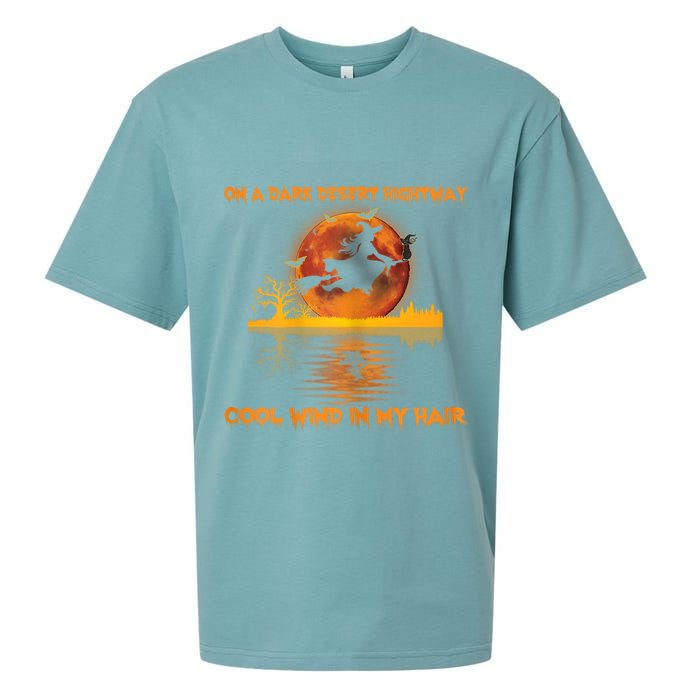 Witch On A Dark Desert Highway Tshirt Womens In Witch Tshirt Sueded Cloud Jersey T-Shirt