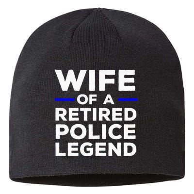 Wife Of A Retired Police Legend Cops Wife Sustainable Beanie