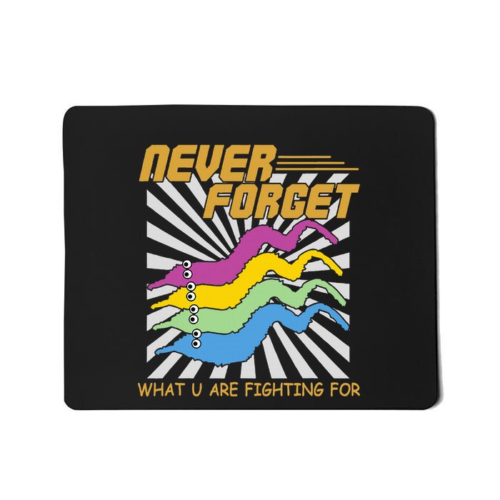 Worm On A String Mousepad