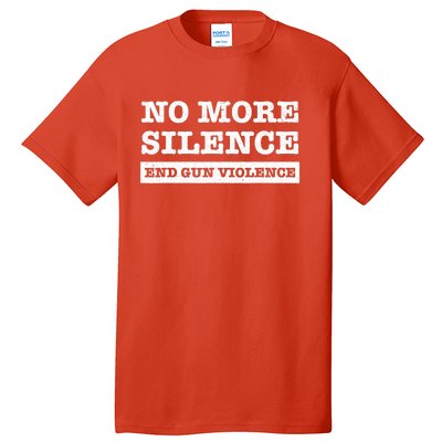 Wear Orange Anti Gun No More Silence End Gun Violence Ribbon Tall T-Shirt