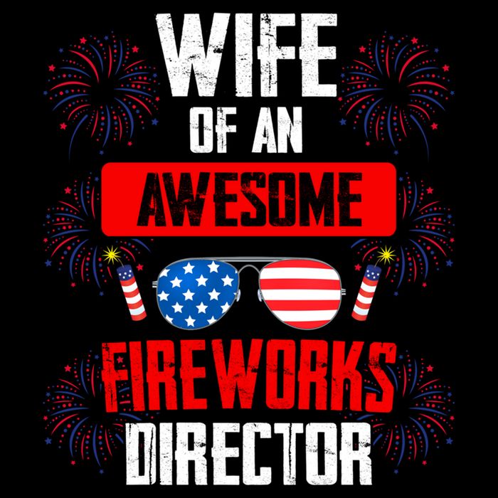 Wife Of An Awesome Fireworks Director Assistant Firework Gift Doggie Tank