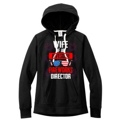 Wife Of An Awesome Fireworks Director Assistant Firework Gift Women's Fleece Hoodie