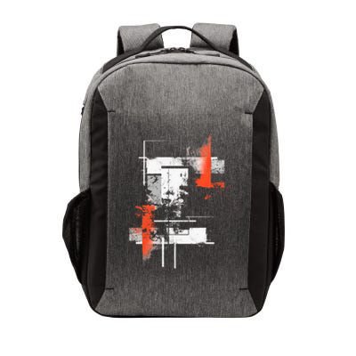 White Orange Abstract Graphic S 6xl Graphic Vector Backpack