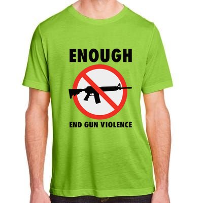 Wear Orange Anti Gun Sign Enough End Gun Violence Adult ChromaSoft Performance T-Shirt