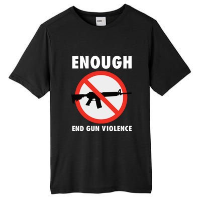 Wear Orange Anti Gun Sign Enough End Gun Violence Tall Fusion ChromaSoft Performance T-Shirt